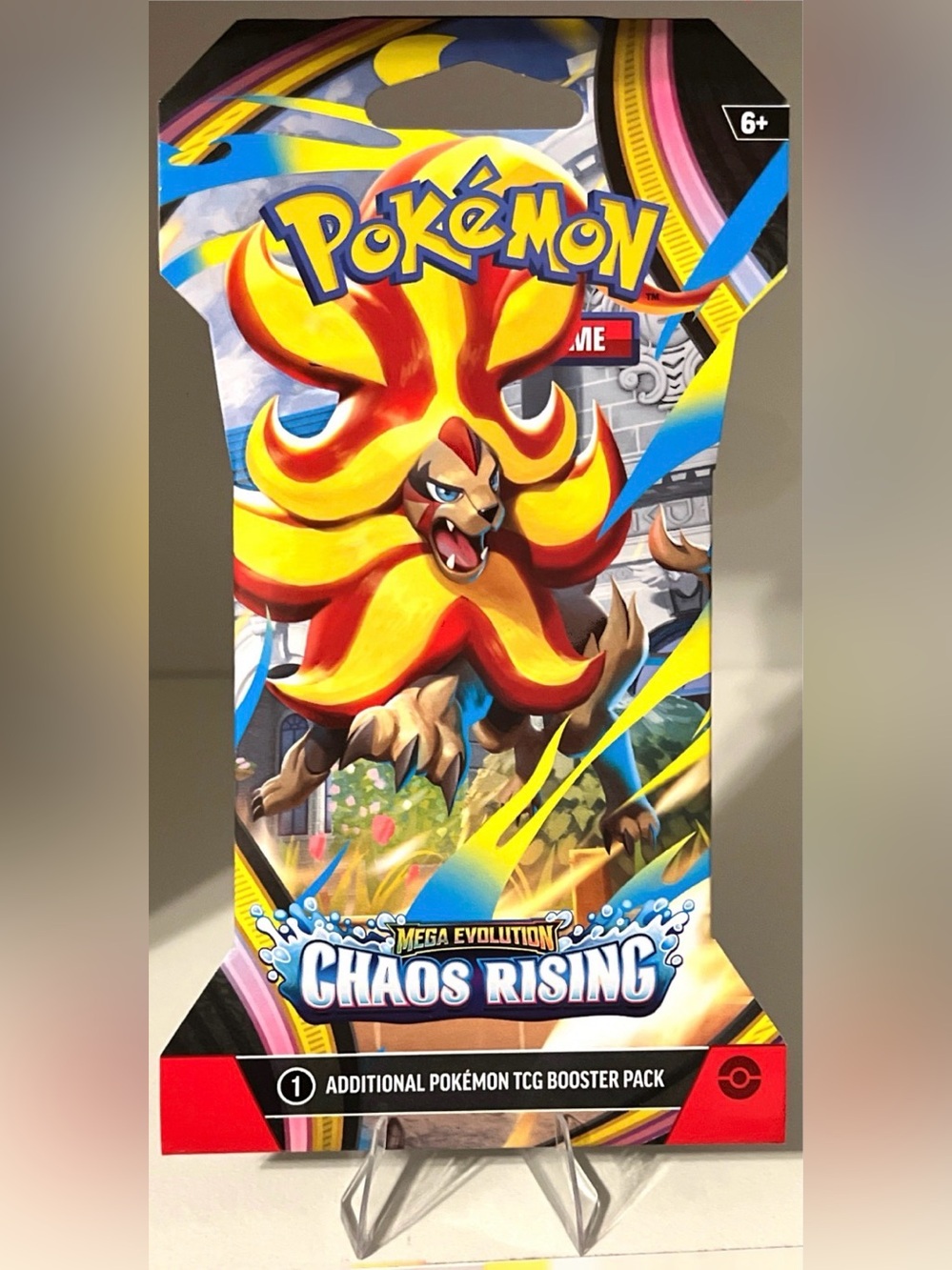 Pokémon TCG: Mega Evolution Chaos Rising - MEGA PYROAR - 1 TCG Booster Pack